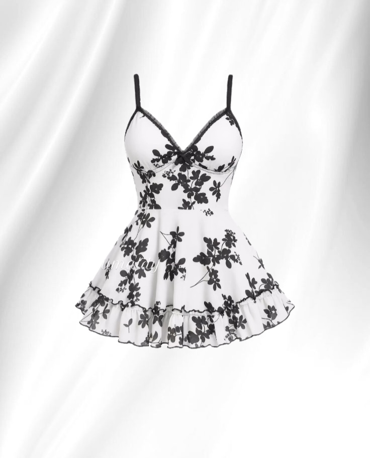 لباس خواب گلدار کد 1412