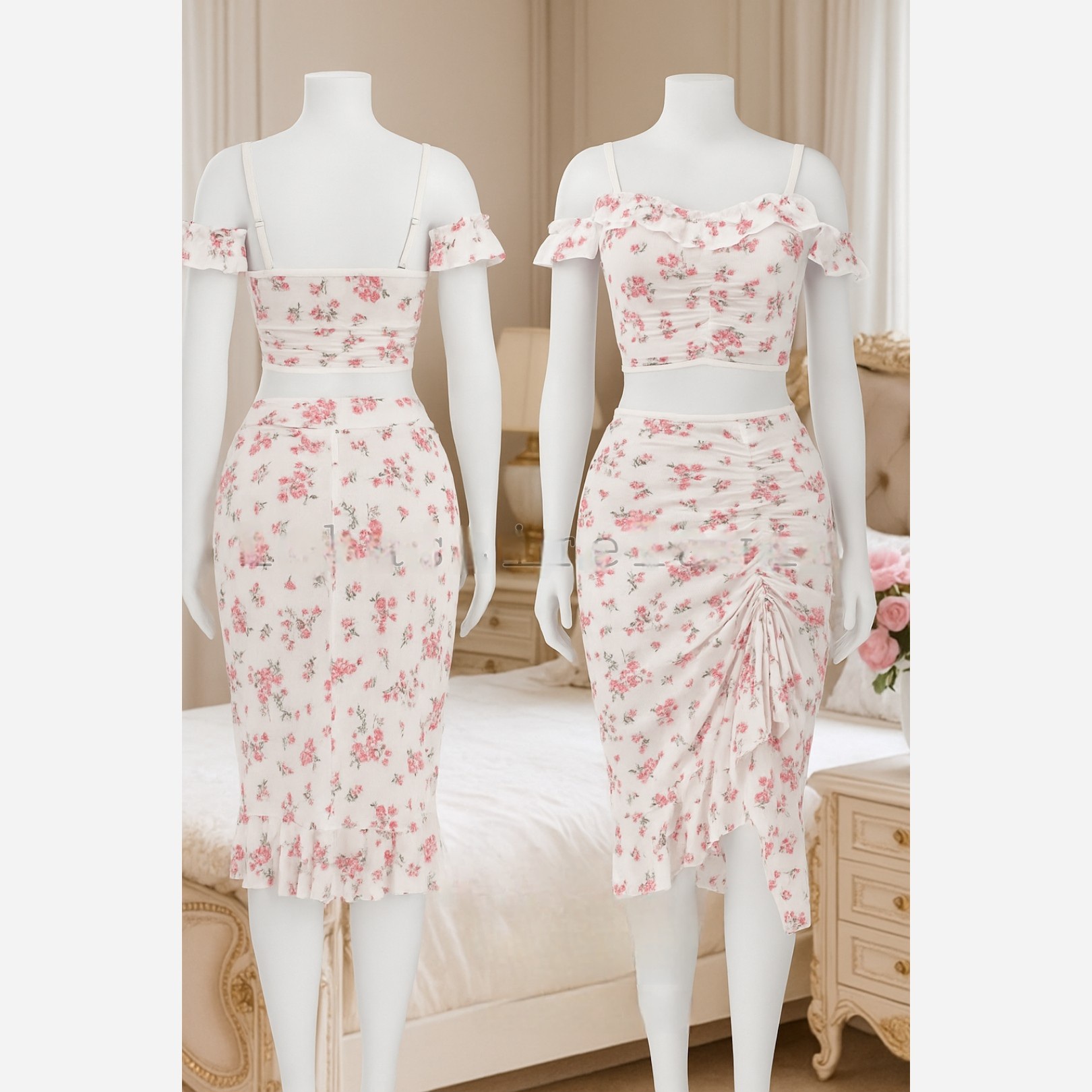 لباس خواب گلدار 1750 - تصویر 5