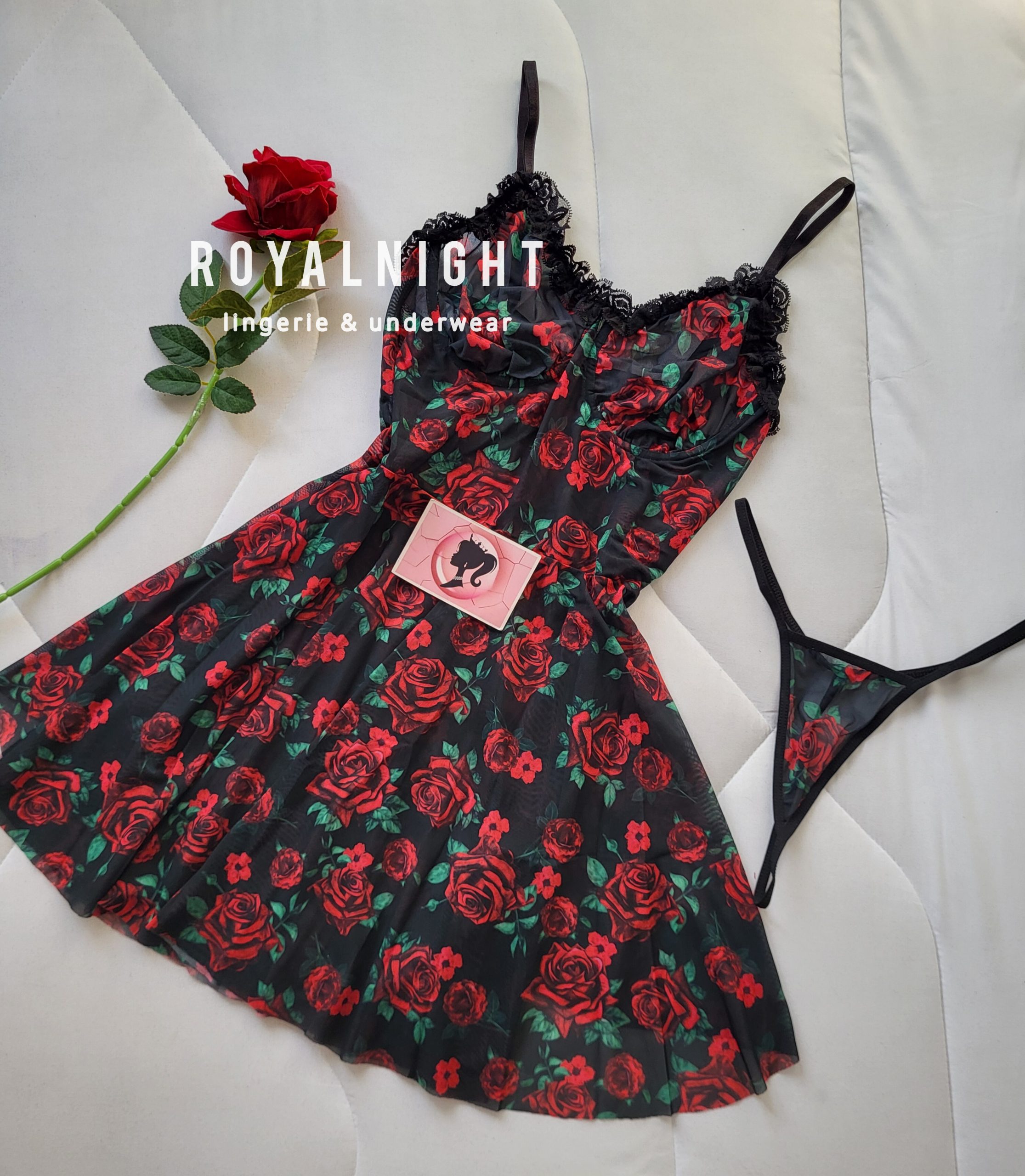 لباس خواب گلدار - تصویر 4