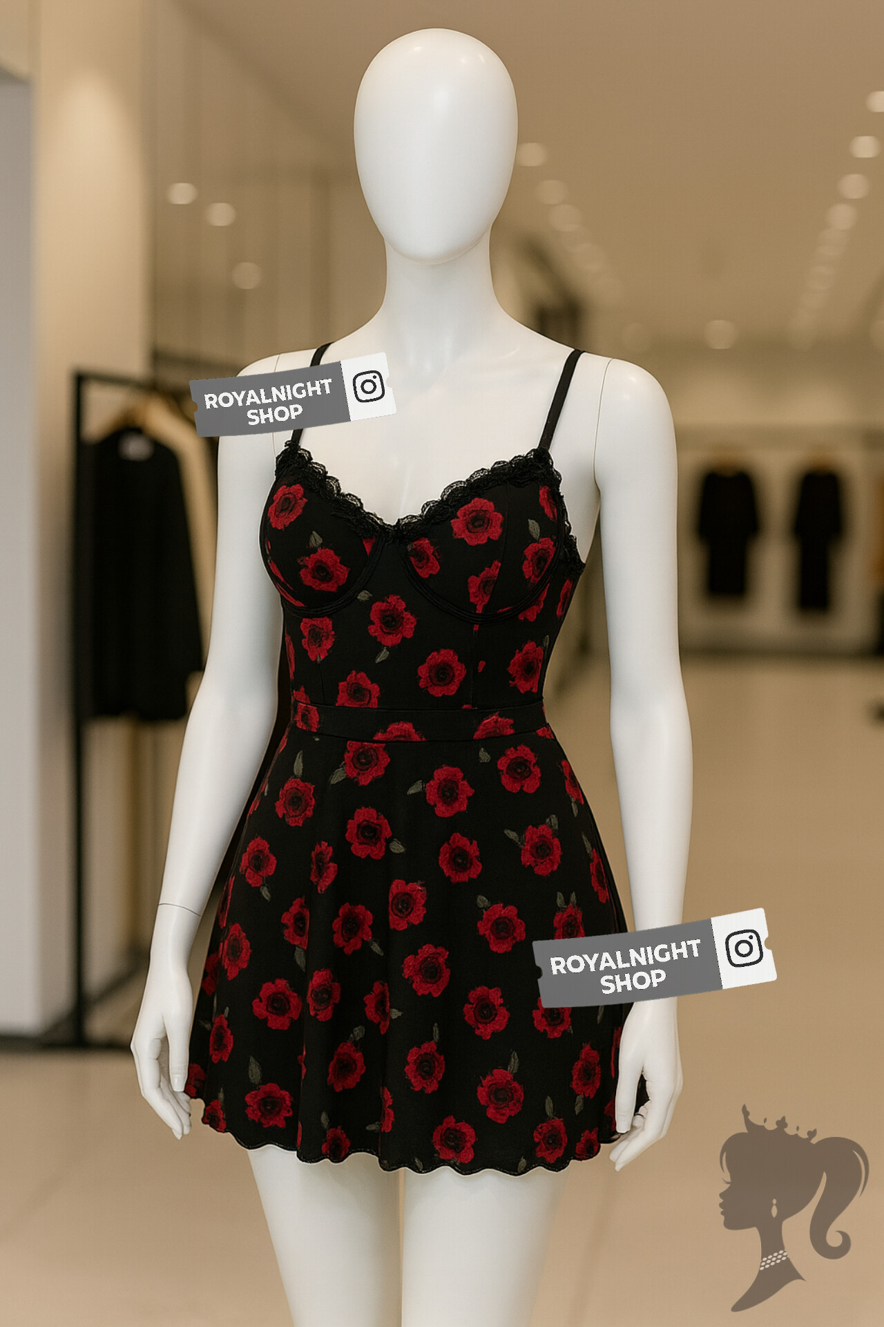 لباس خواب گلدار