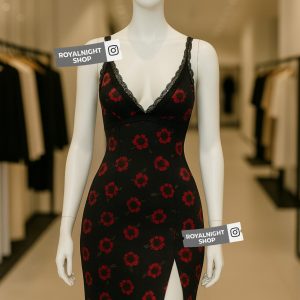 InShot_20260204_233344809 لباس خواب طرح گل رز