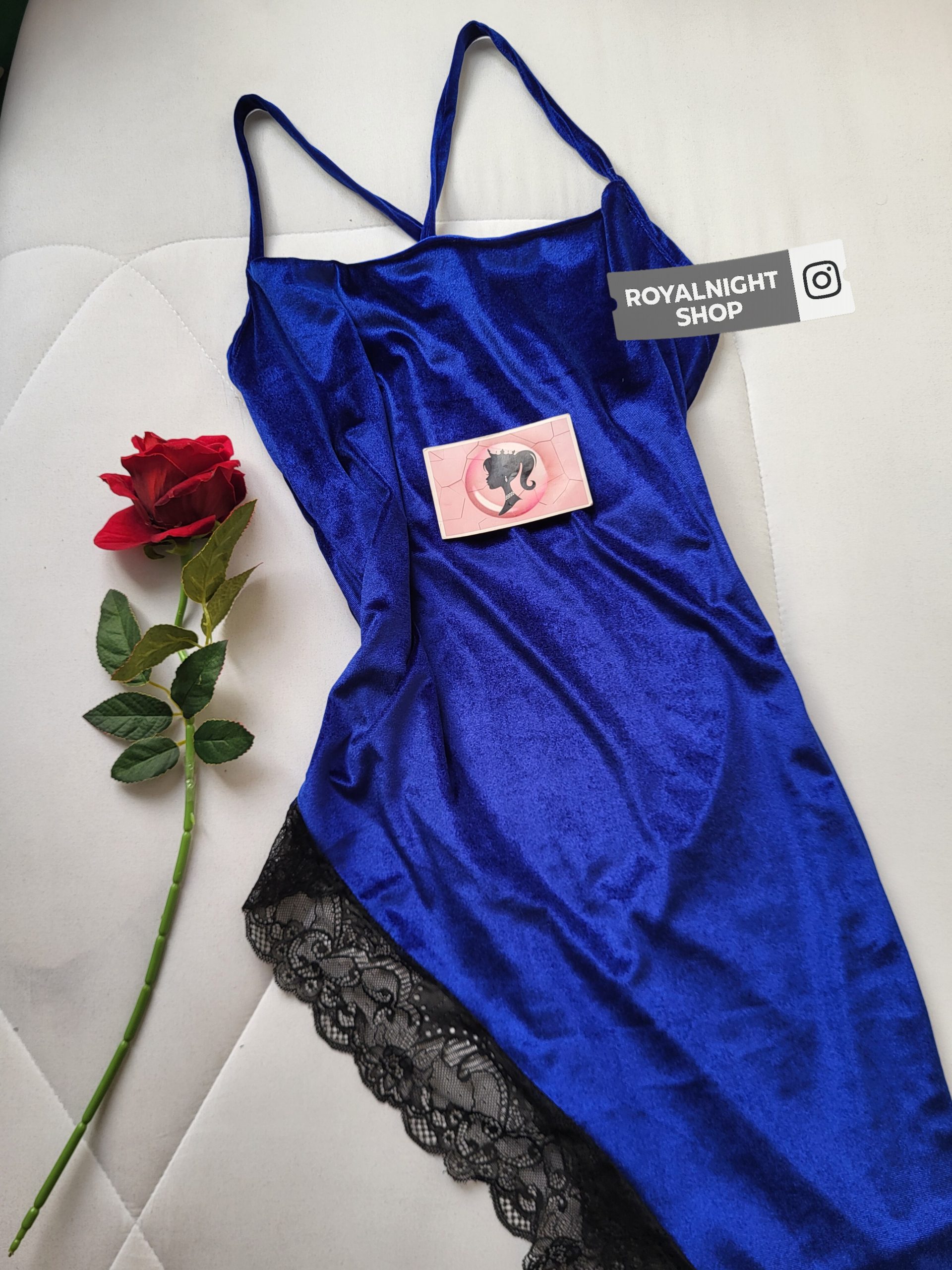 لباس خواب مخمل 77135 - تصویر 4