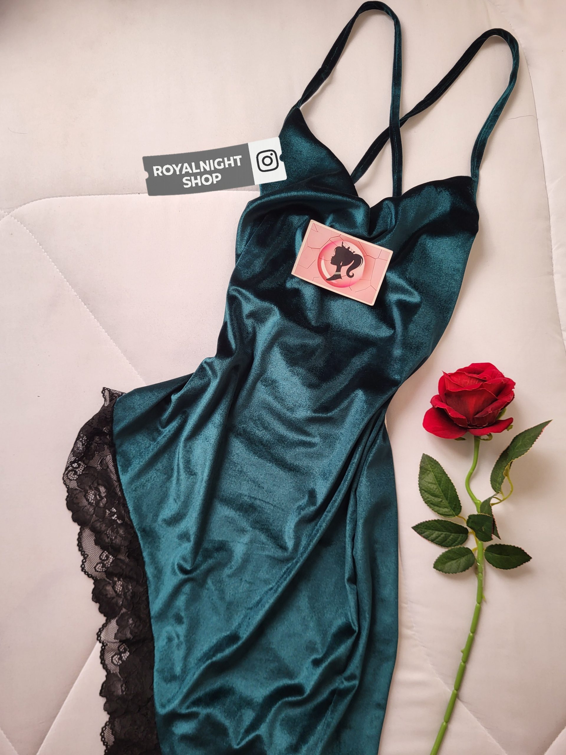 لباس خواب مخمل 77135 - تصویر 9