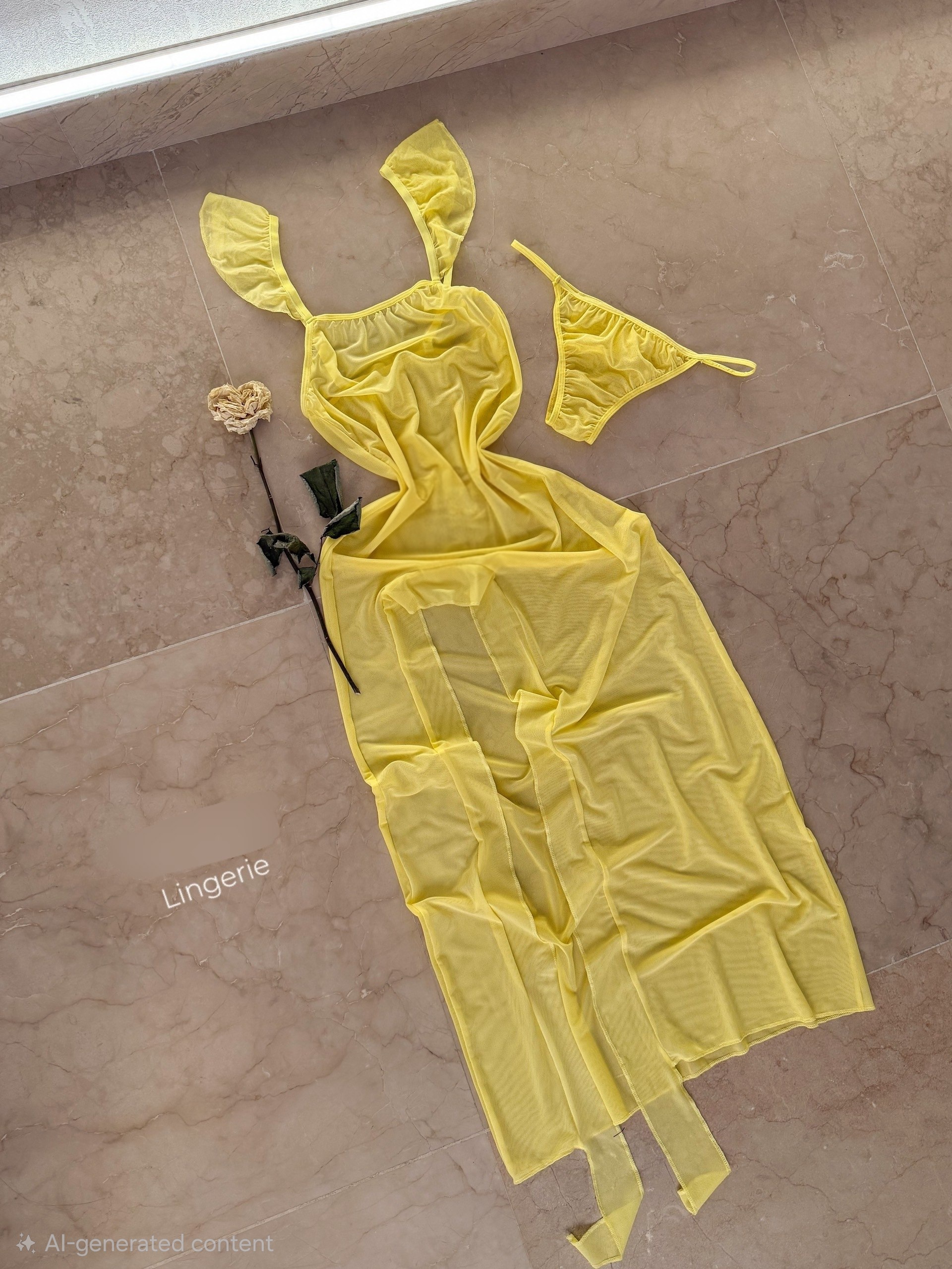 لباس حریر بلند1752 - تصویر 7